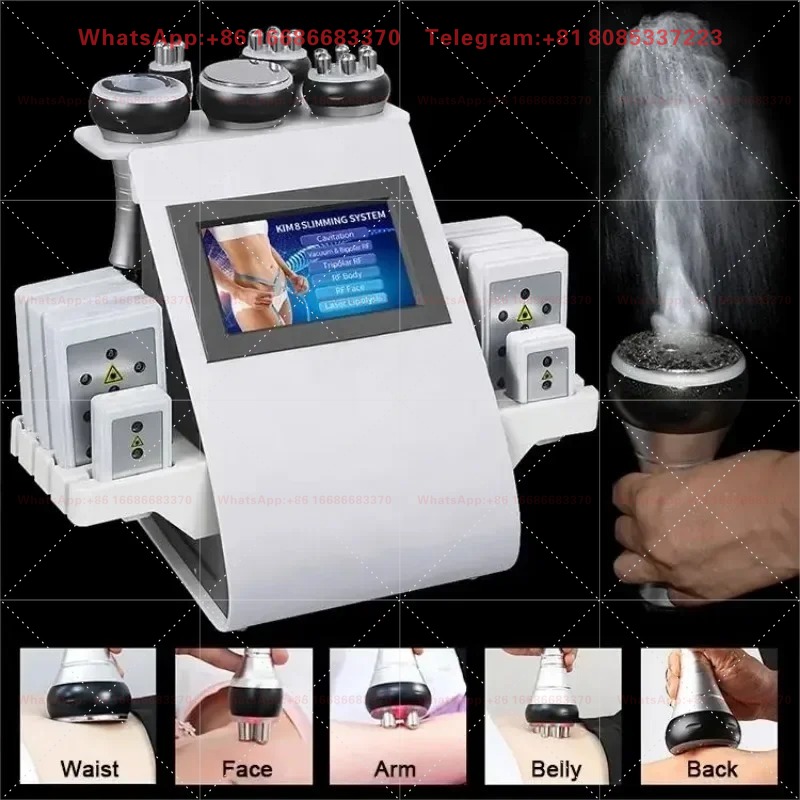 6 In 1 Cavitation Rf Machine 40K - 휴대용 다기능 RF 40k 진공 RF