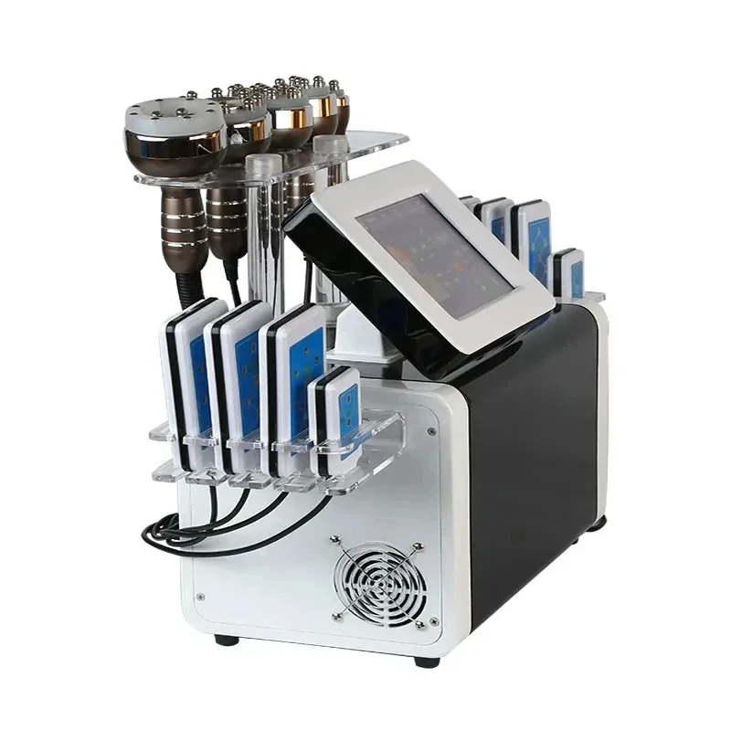 6 In 1 Cavitation Rf Machine 40K - 전문가용 6-in-1 초음파 캐비테이션 기기 40K
