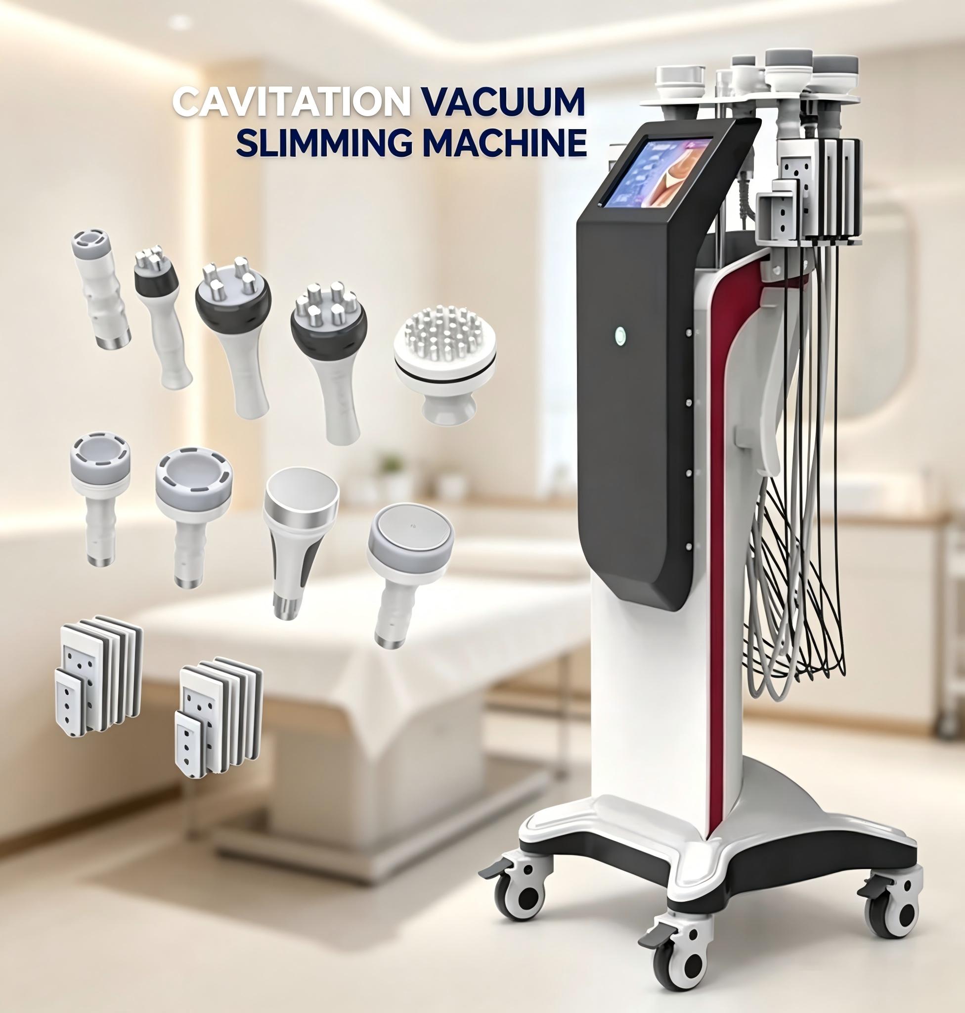 Lipo Laser Pads Slimming Machine - 전문용 캐비테이션 진공 슬리밍 기기, 다중