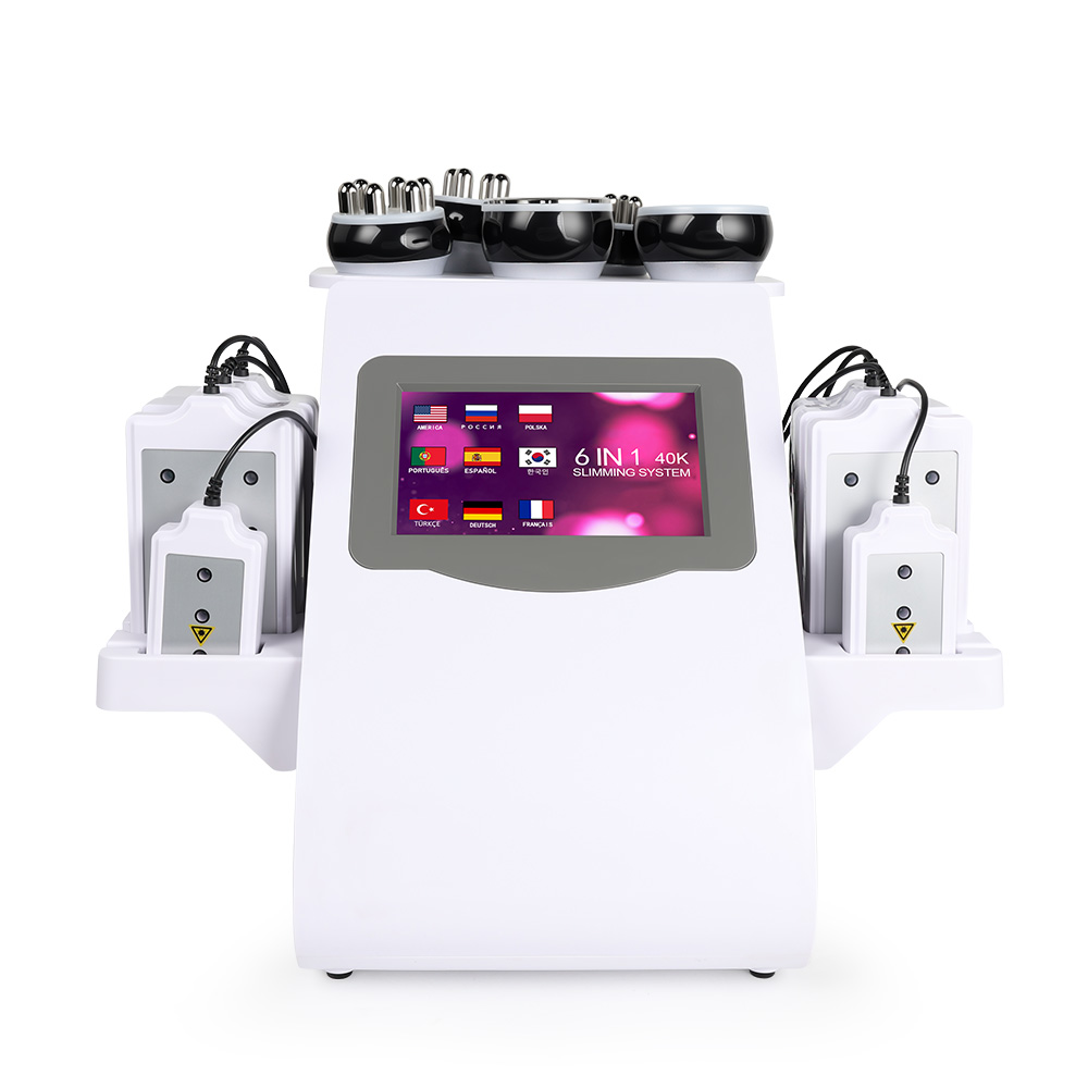 6 in 1 40K 캐비테이션 기계, RF 진공 지방분 - 6 In 1 Cavitation Rf Machine 40K 리뷰 및 가격