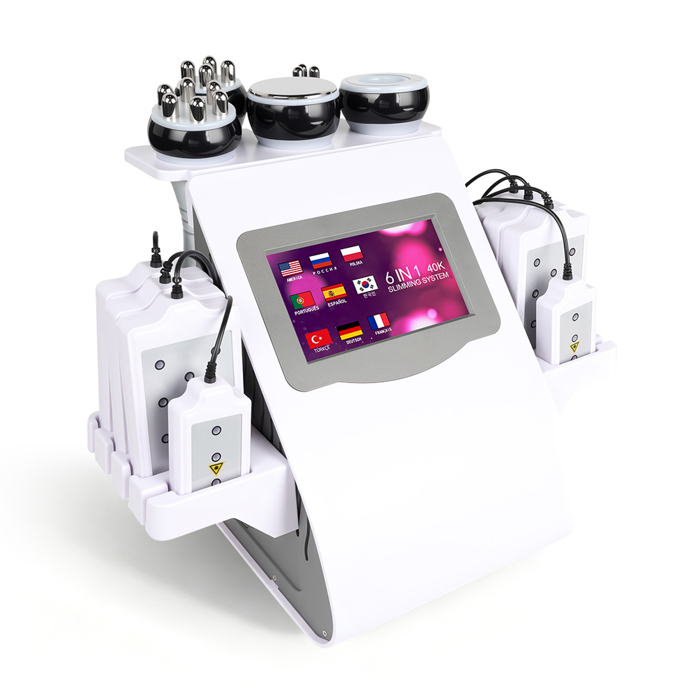 6 in 1 40K 캐비테이션 기계, RF 진공 지방분 - 6 In 1 Cavitation Rf Machine 40K 리뷰 및 가격
