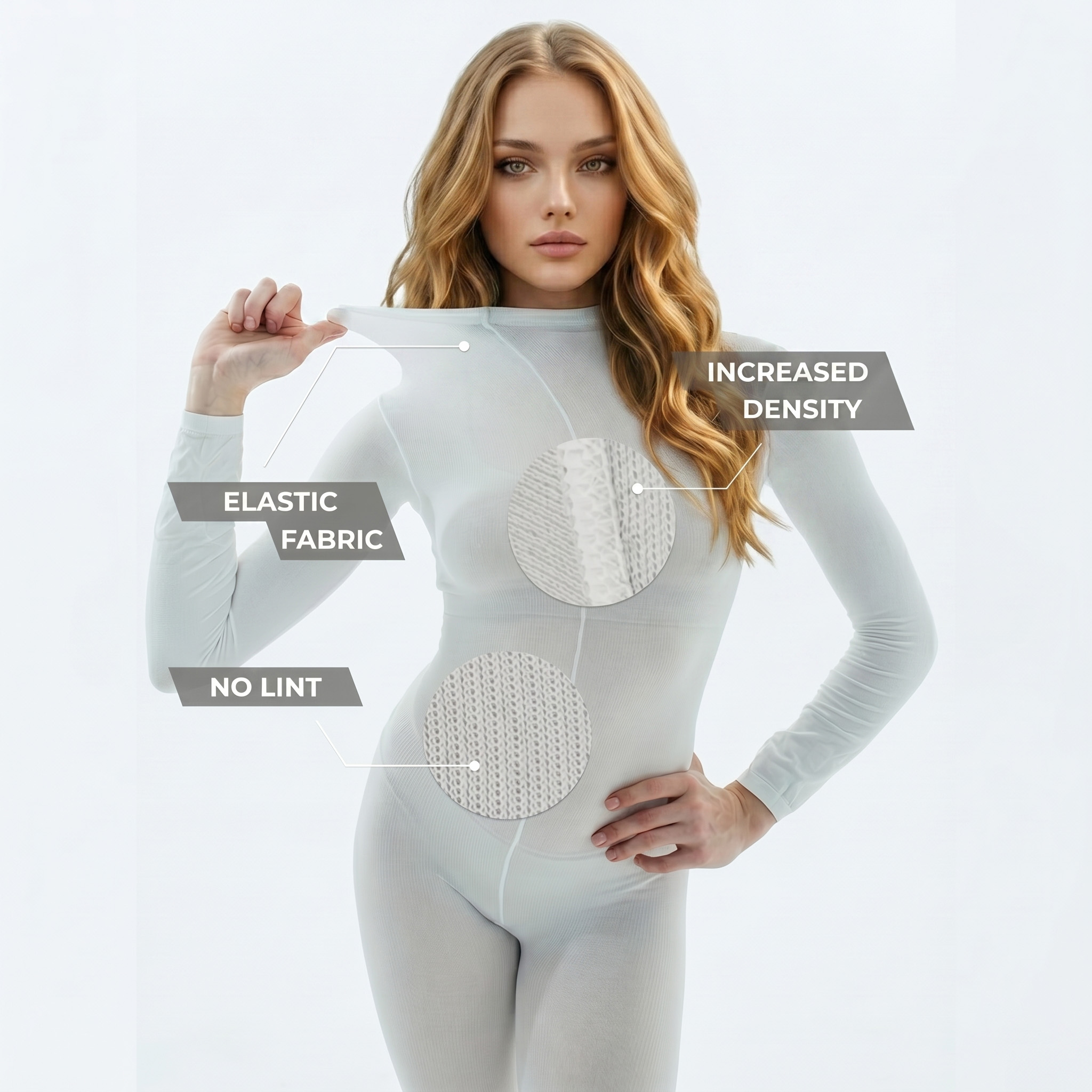 재사용 가능한 120 DEN 화이트 마이크로파이버 진공 - Pressotherapy Lymphatic Drainage Suit 리뷰 및 가격