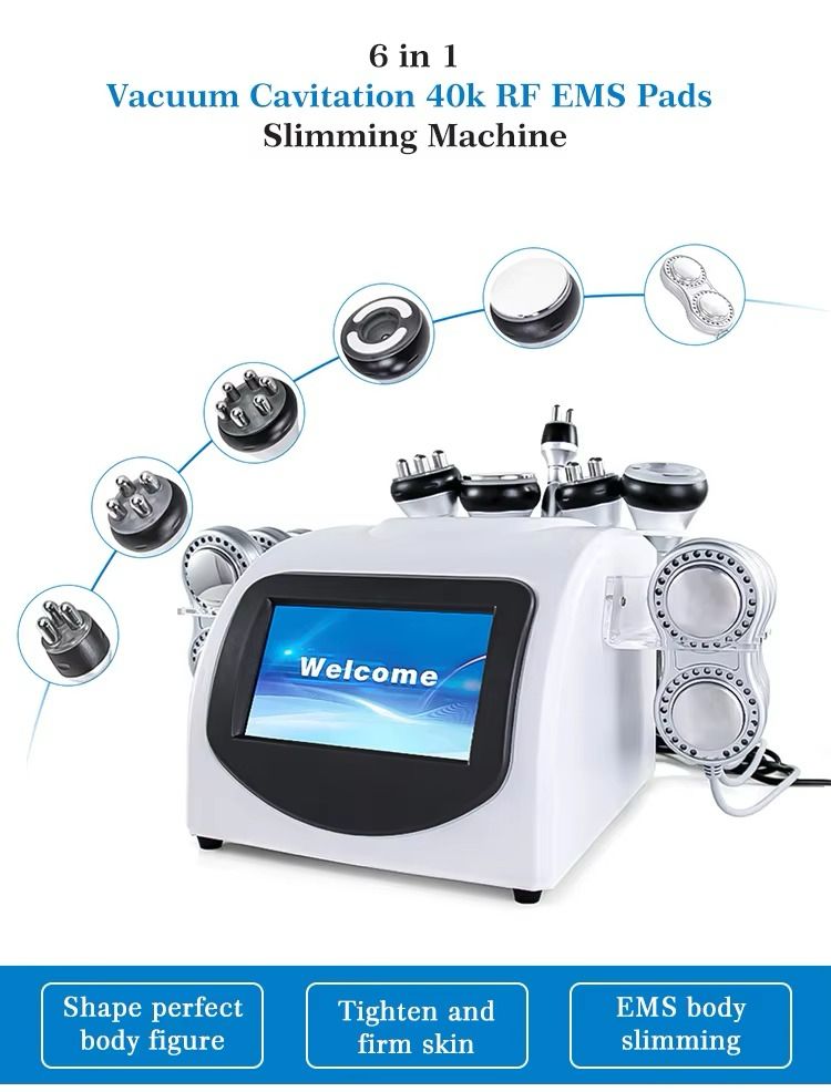 6-in-1 진공 캐비테이션 슬리밍 머신 40K RF  - 6 In 1 Cavitation Rf Machine 40K 리뷰 및 가격