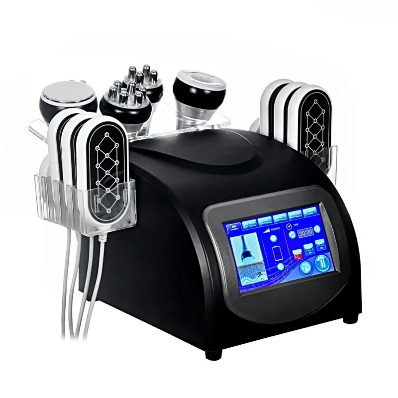 6-in-1 초음파 RF 지방 분해 패드, 40K 초음 - 6 In 1 Cavitation Rf Machine 40K 리뷰 및 가격