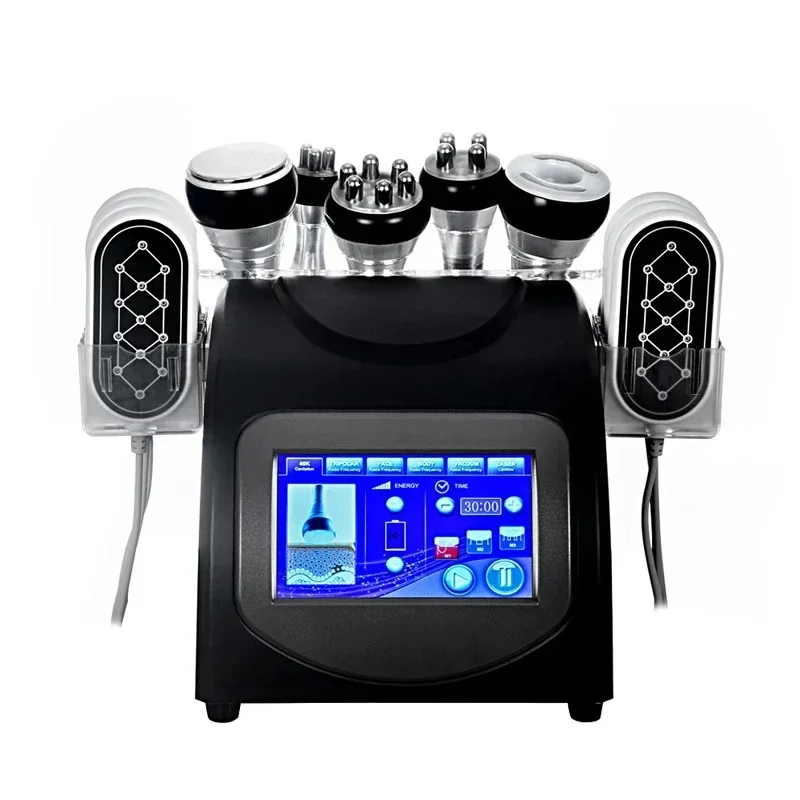 6-in-1 초음파 RF 지방 분해 패드, 40K 초음 - 6 In 1 Cavitation Rf Machine 40K 리뷰 및 가격
