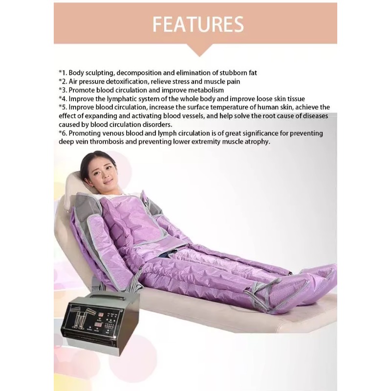 압력복 림프 배수 프레소테라피 림프 배수 기계 - Pressotherapy Lymphatic Drainage Suit 리뷰 및 가격