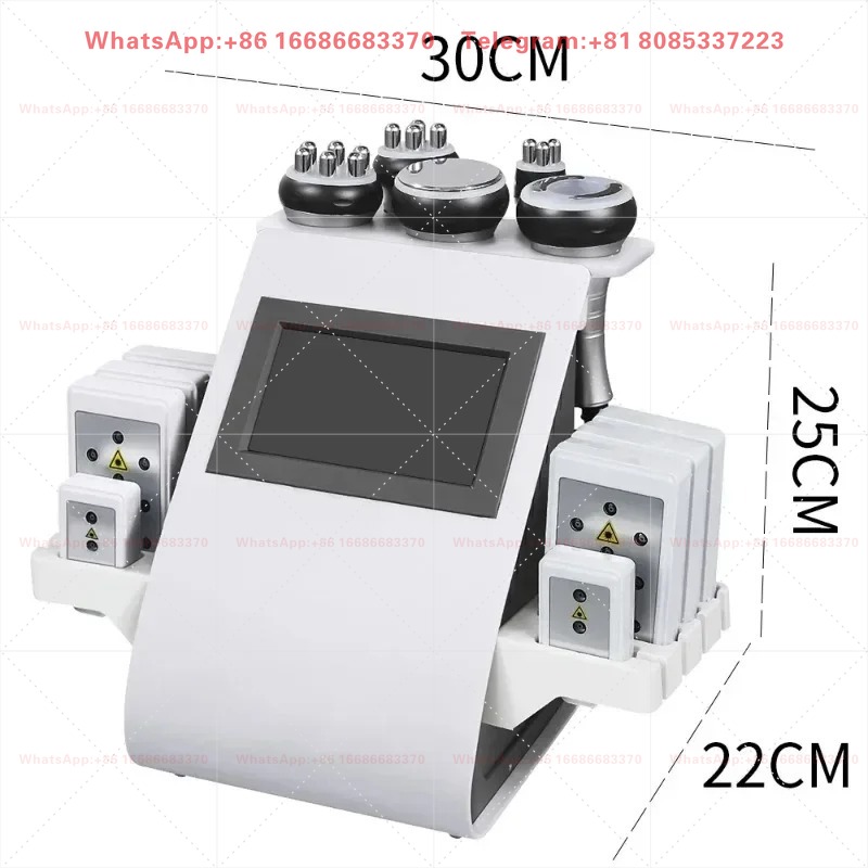 휴대용 다기능 RF 40k 진공 RF 패드 6 in 1 - 6 In 1 Cavitation Rf Machine 40K 리뷰 및 가격