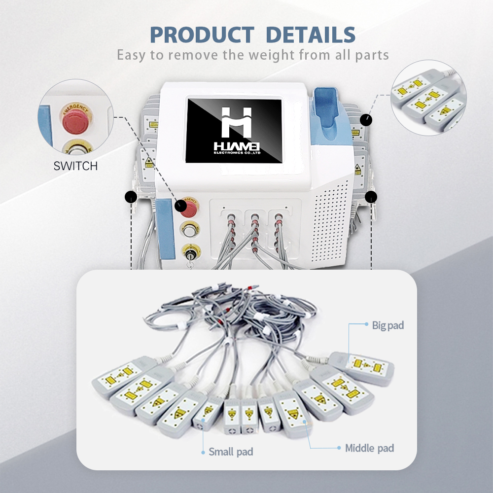 공장가격 리포레이저 바디 슬리밍 지방분해 레이저 체중  - Lipo Laser Pads Slimming Machine 리뷰 및 가격