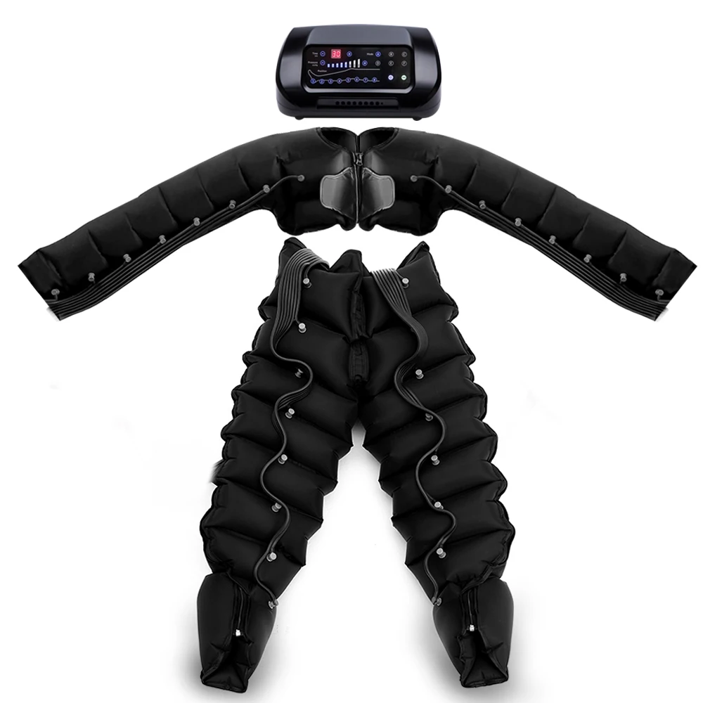 CE 인증을 받은 프레소테라피 기기, 전신 압박 마사지 - Pressotherapy Lymphatic Drainage Suit 리뷰 및 가격