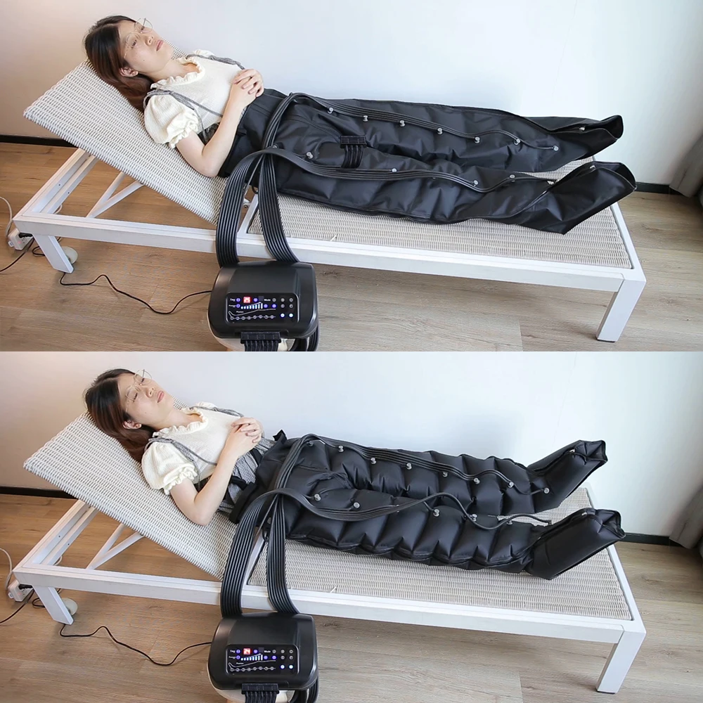 CE 인증을 받은 프레소테라피 기기, 전신 압박 마사지 - Pressotherapy Lymphatic Drainage Suit 리뷰 및 가격