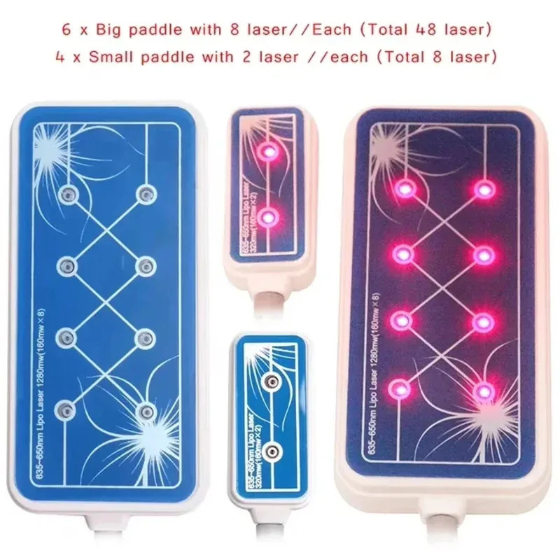 160mw 635nm-650nm 핫 리포 레이저 LLL - Lipo Laser Pads Slimming Machine 리뷰 및 가격