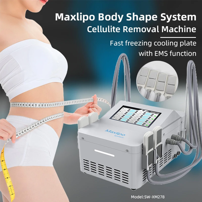 셀룰라이트 제거를 위한 4개의 냉각 플레이트를 장착한, - Cryolipolysis Fat Freezing Machine 리뷰 및 가격